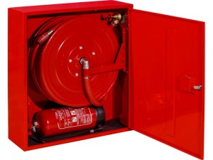 Hydrant DN 25 z wężem 30mb. ZAWIESZANY z miejscem na gaśnicę pod hydrantem