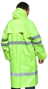 Kurtka/płaszcz przeciwdeszczowy SATURN żółty r. XL 