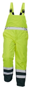 Spodnie ocieplane wodoodporne PADSTOW żółte r. 2XL 
