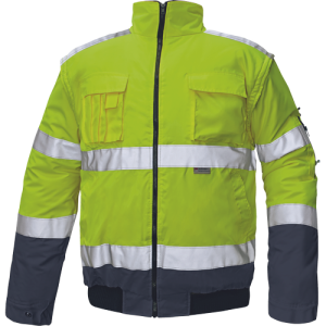 Kurtka ocieplana CLOVELLY ŻÓŁTA  rozm. 3XL 
