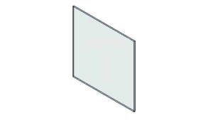 Szybka do hydrantu ppoż BOXMET 98x70x1mm