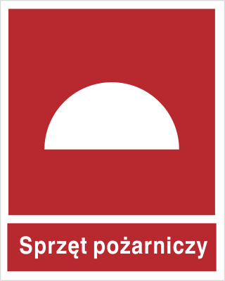 Zestaw sprzętu pożarniczego